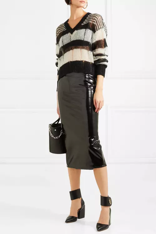 Fustă din vinil, McQ Alexander McQueen, 1.349 lei