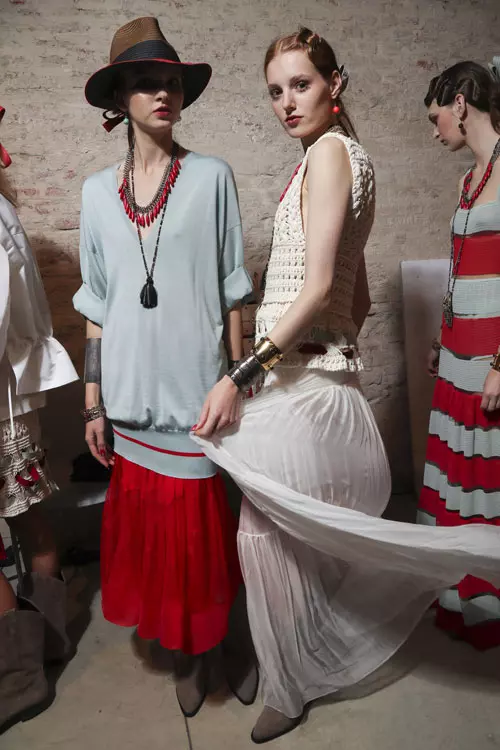 Les Copains colecția primăvară-vară 2018 backstage (19)