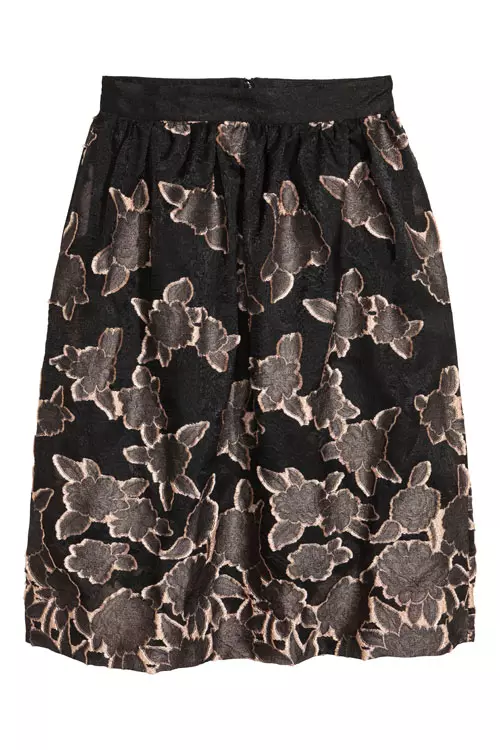 Fustă din țesătură jacard, H&M, 159 lei