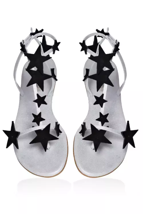 Sandale din piele, Smiling Shoes, 450 lei