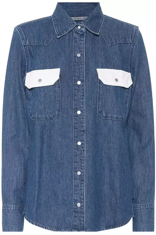 Cămașă din denim, Calvin Klein Jeans, 350 lei, magazinele Collective