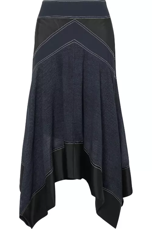 Fustă din denim, Diane Von Furrstenberg, 375 euro, www.net-a-porter.com