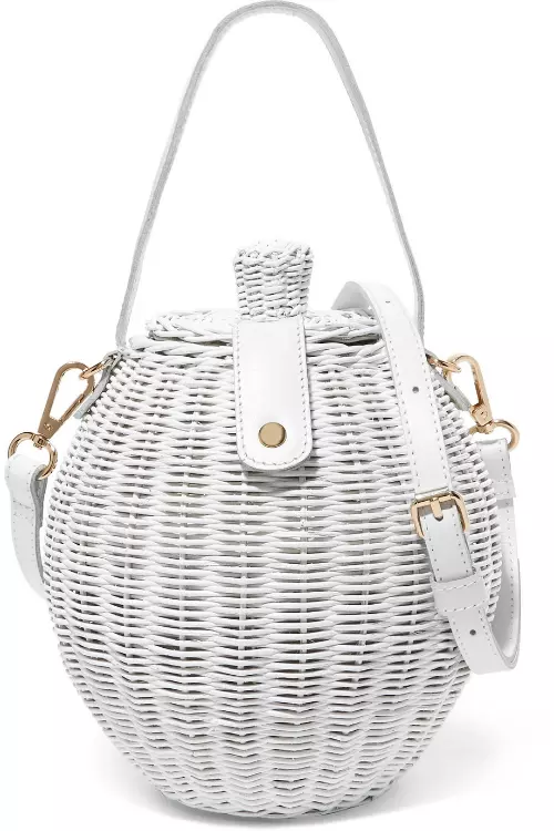 Geantă din rafie, Ula Johnson, 305 euro, www.net-a-porter.com