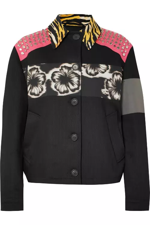 Jachetă din denim, Prada, 650 euro, www.net-a-porter.com