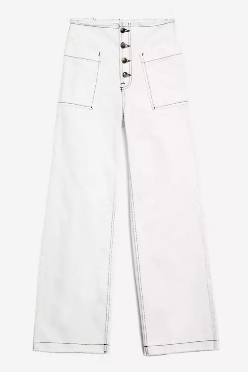 Jeanși din bumbac, Topshop, 79 lei
