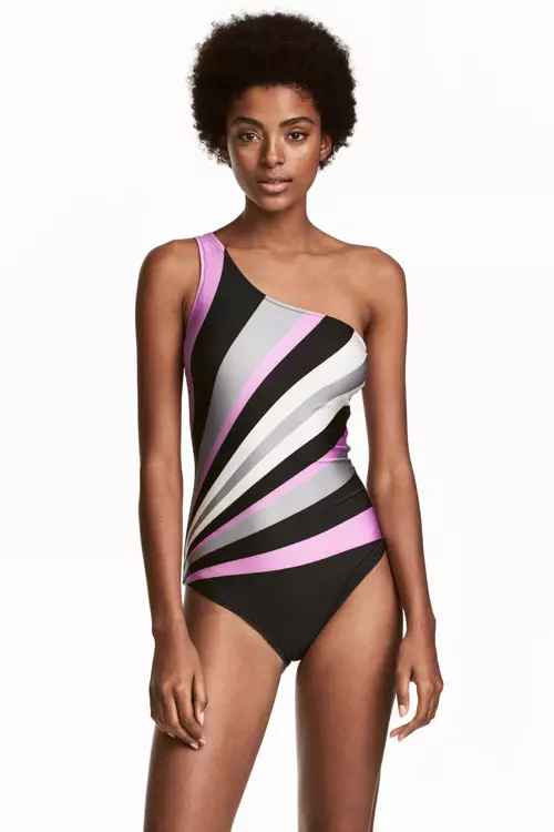 Costum de baie cu un umăr gol, H&M, 129 lei