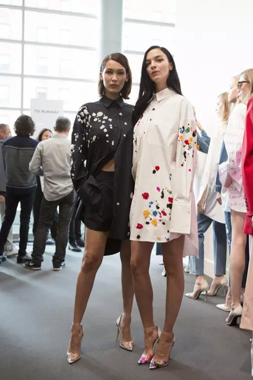 Oscar de la Renta colecția primăvară-vară 2018 backstage (7)