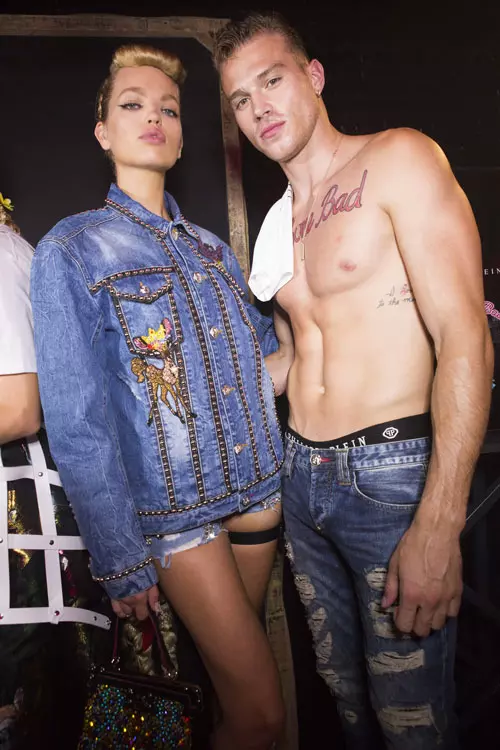 Philipp Plein colecția primăvară-vară 2018 backstage (4)