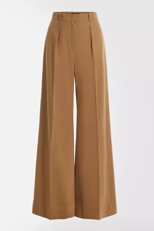 8. Pantaloni din bumbac, Weekend Max Mara, 1.169 lei