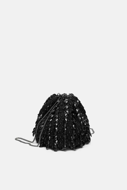 Geantă mini de tip sac, Zara, 199,90 lei