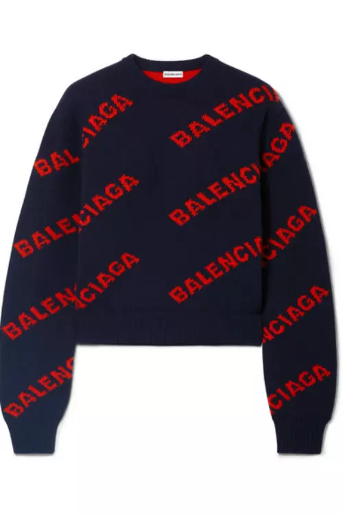 1. Pulover din bumbac, Balenciaga, 3.243 lei, magazinul Mengotti