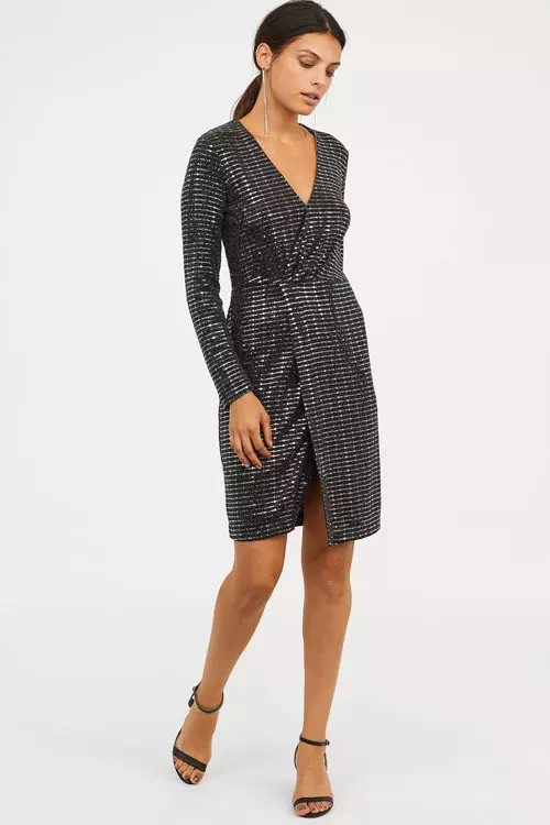 Rochie cu paiete, H&M, 229 lei