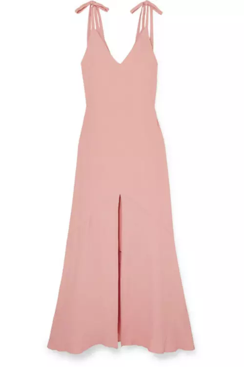 Rochie din mătase, Les Heroines, 395 euro, www.net-a-porter.com