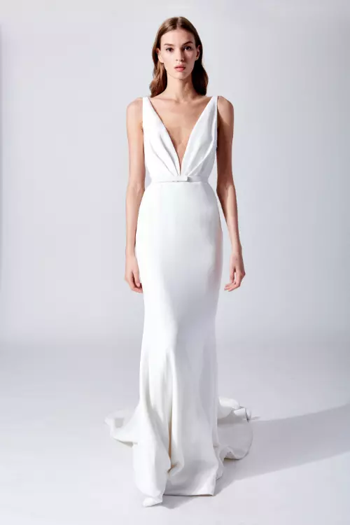 10. Rochia de mireasa clasica- Oscar de la Renta