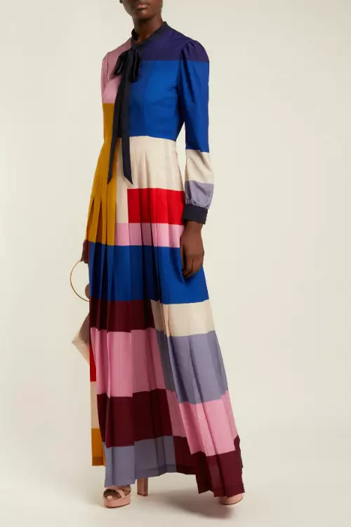 3. Rochie din mătase, Mary Katrantzou, 687 euro, matchesfashion.com
