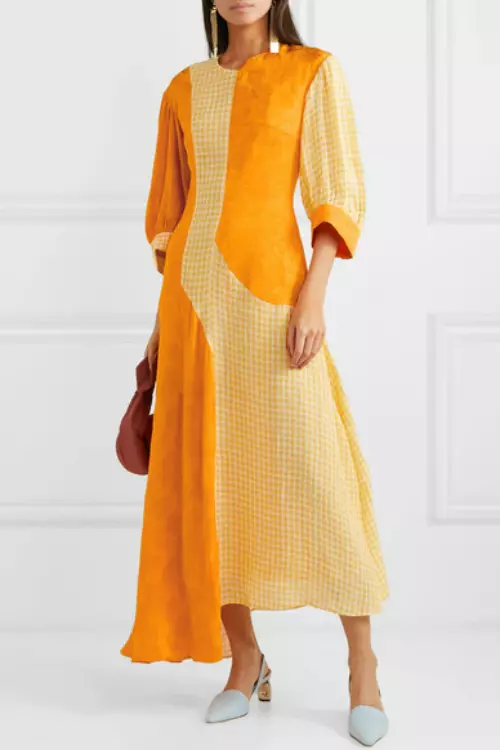 7. Rochie din bumbac și mătase, Rejina Pyo, 900 euro, net-a-porter.com