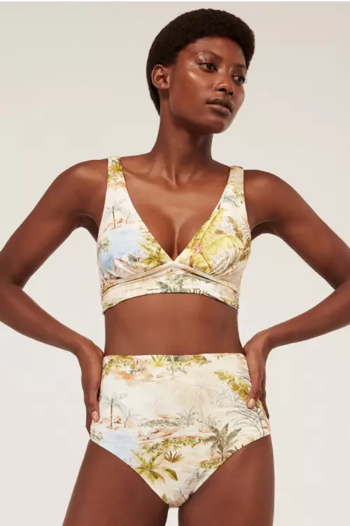 Corpul în formă de măr - Costum de baie tropical, Oysho 169,90 lei