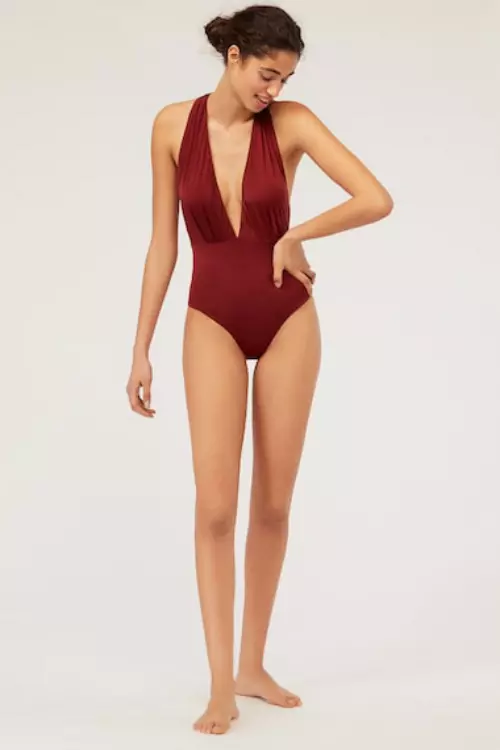 Costum de baie cu decolteu adânc, Oysho, 199,90 lei