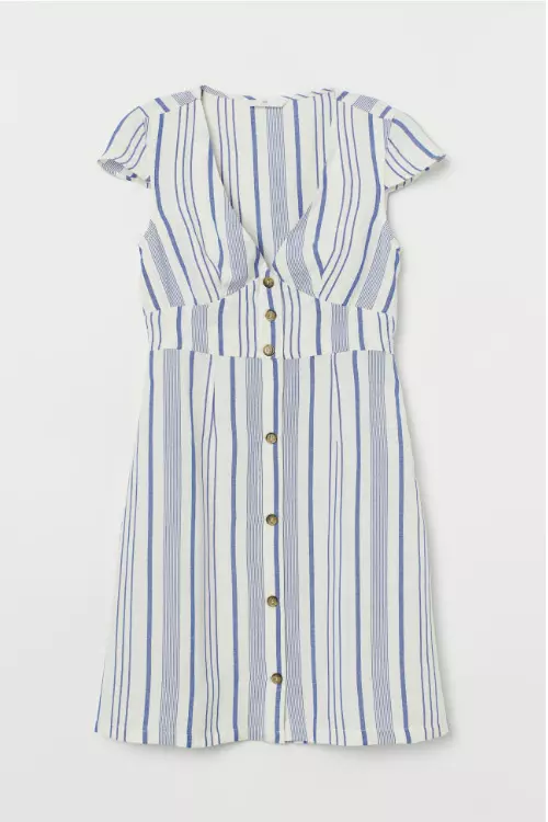 Rochie din amestec de in, H&M, 139,99 lei