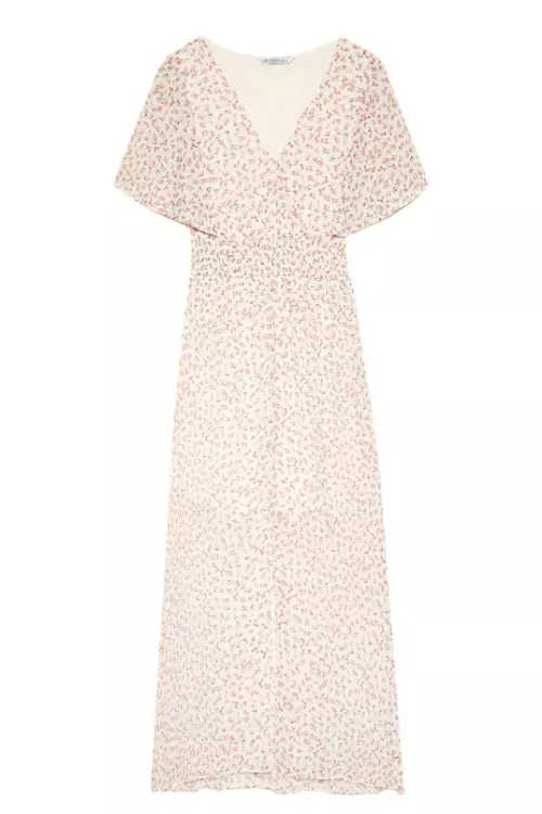 Rochie cu pliuri, Stradivarius, 129,90 lei