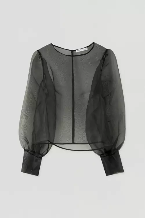 7. Cămașă transparentă Pull&Bear, 79,90 lei