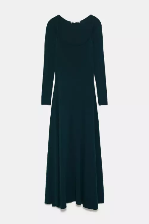 Rochie evazată din tricot, Zara, 199,90 lei