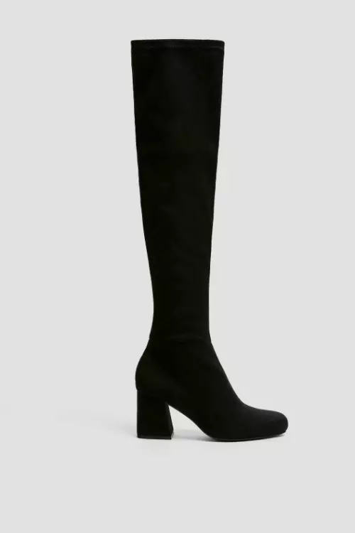 Cizme cu toc, Pull&Bear, 199,90