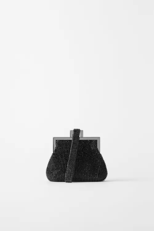 Geantă mini cu pietre, Zara, 149,90 lei