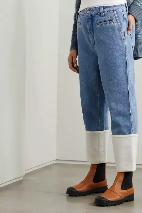 Jeanși din bumbac, Loewe, 590 euro, www.loewe.com