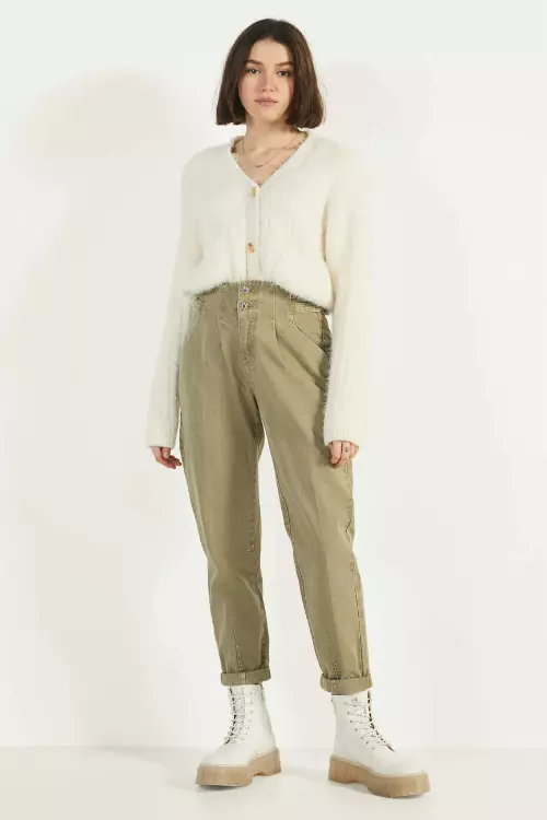 2. Cardigan din bumbac, Bershka, 139,90 lei