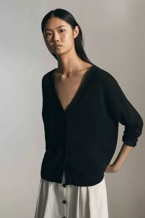5. Cardigan din bumbac, Massimo Dutti, 149 lei