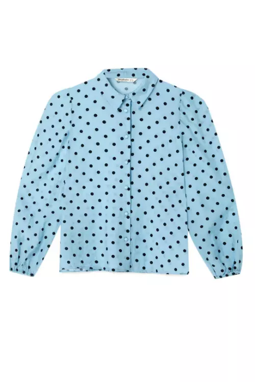 Cămașă cu mânecă bufantă, Stradivarius, 79,90 lei