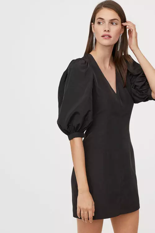Rochie cu mâneci bufante, H&M, 199,99 lei