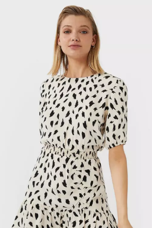 4. Rochie din bumbac, Stradivarius, 139,90 lei