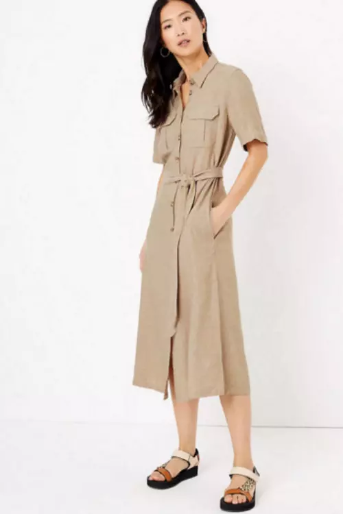 6. Rochie din bumbac, Marks & Spencer, 212 lei