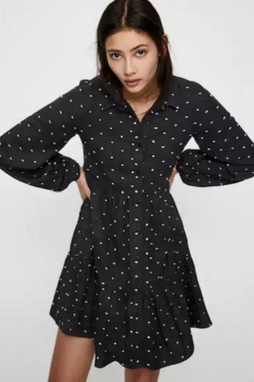 8. Rochie din bumbac, Pull and Bear, 199,90 lei
