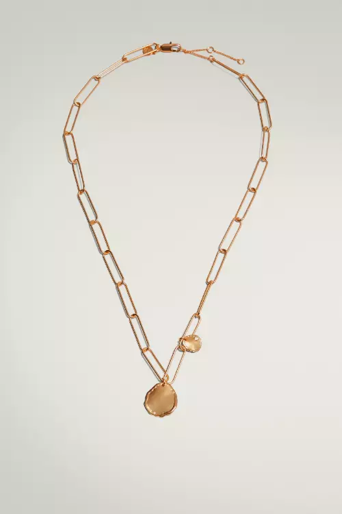 Colier din alamă, Massimo Dutti, 149 lei