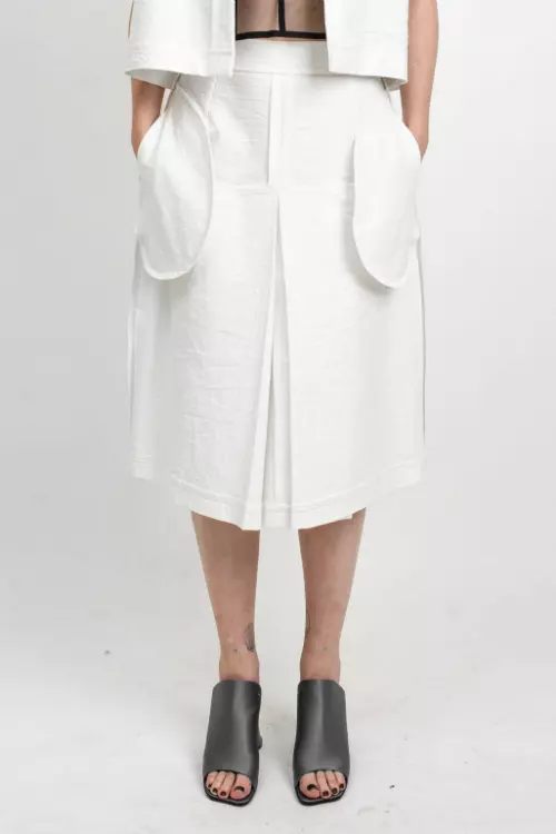 Fustă din bumbac, Ioana Ciolacu, 600 lei, www.ioanaciolacu.com