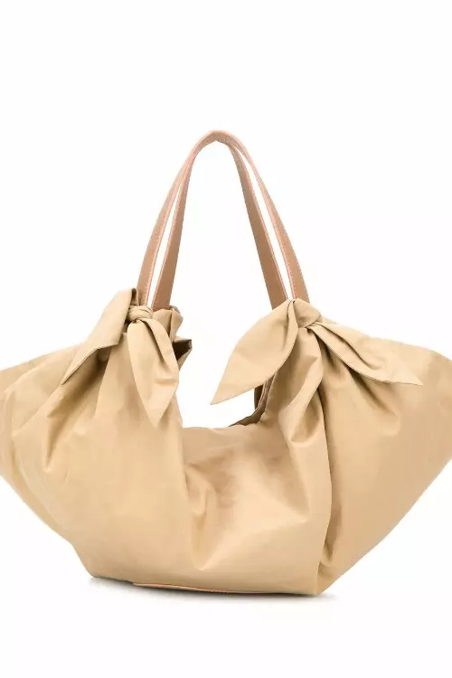 Geantă din bumbac, Nanushka, 389 euro, www.farfetch.com