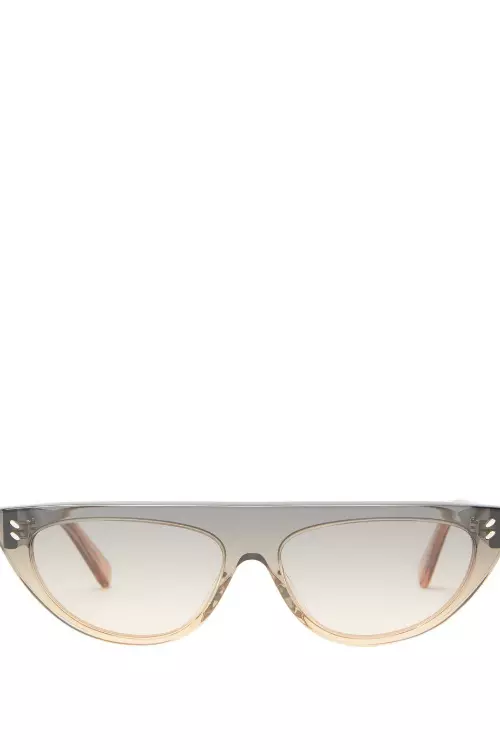 Ochelari de soare din acetat bio, Stella McCartney, 920 lei, www.matchesfashion.com