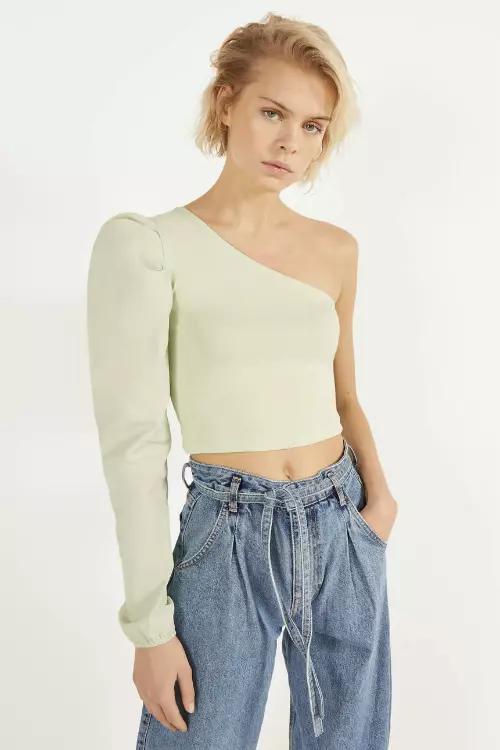Top din bumbac, Bershka, 35,90 lei