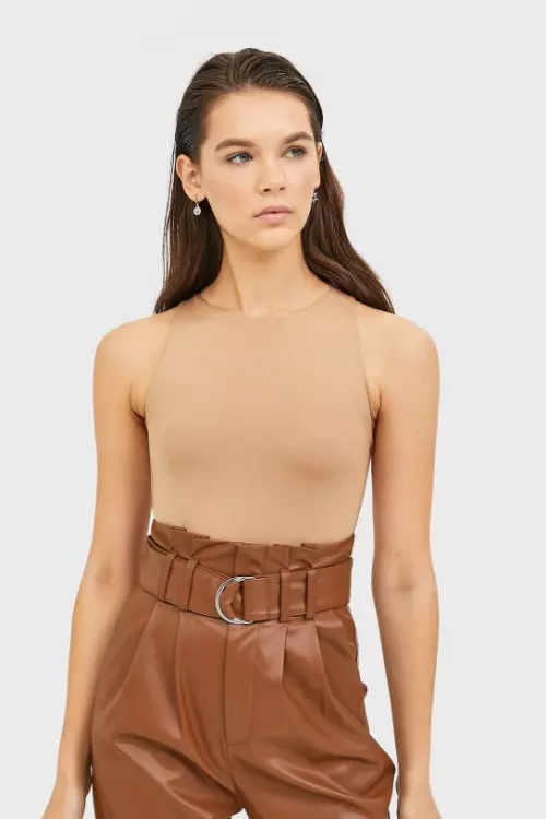Top nude, Stradivarius, 69,90 lei