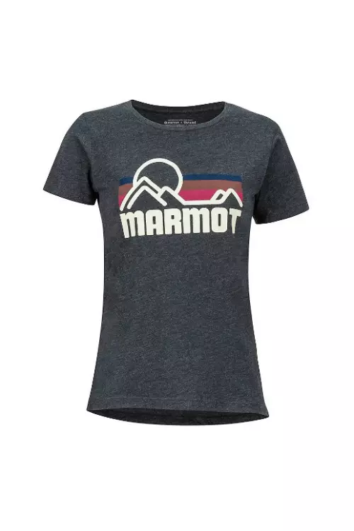 Tricou din poliester reciclat, Marmot, 96 lei, www.sportsworld.ro