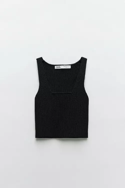 Top din tricot, Zara, 79,90 lei
