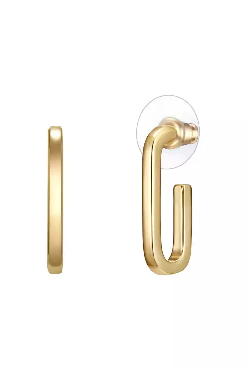 Cercei din aliaj placat cu aur, Highstreet Jewels, 79,99 lei, www.fashiondays.ro