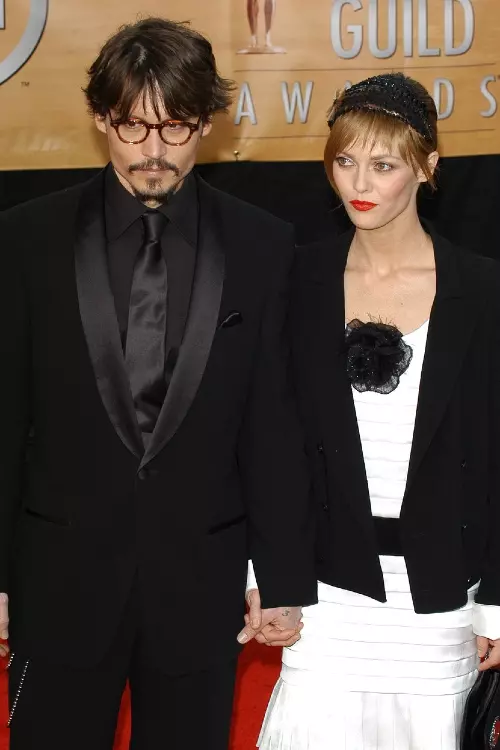Johnny Depp și Vanessa Paradis
