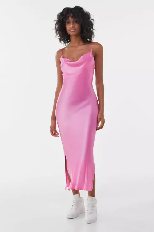 Rochie din amestec de vîscoză, Bershka, 129,90 lei