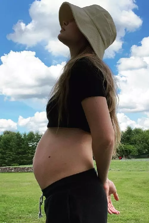 Fotografii cu Gigi Hadid din timpul sarcinii