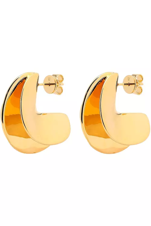 Cercei din alamă placată cu aur, P D Paola, 59 euro, www.yoox.com