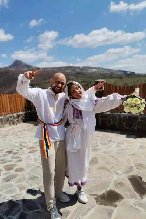 Alexandra Stan și soțul ei, Emanuel Necatu